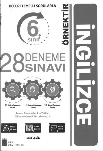 28 DENEME SINAVI Fotokopi GO - Tüm Sınavlarda Daha İleriye