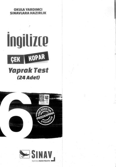 İNGİLİZCE YAPRAK TEST 24 ADET Fotokopi GO - Tüm Sınavlarda Daha İleriye