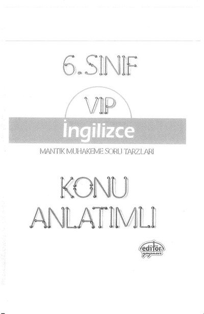 VIP İNGİLİZCE KONU ANLATIMLI Fotokopi GO - Tüm Sınavlarda Daha İleriye