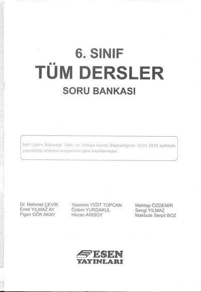TÜM DERSLER SORU BANKASI Fotokopi GO - Tüm Sınavlarda Daha İleriye