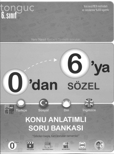 KONU ANLATIMLI SORU BANKASI SÖZEL Fotokopi GO - Tüm Sınavlarda Daha İleriye