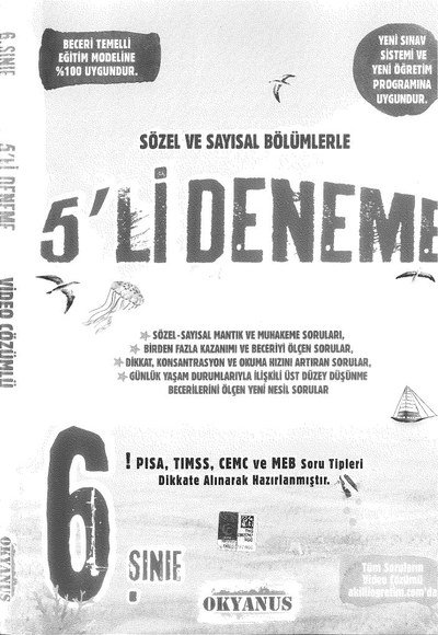 SÖZEL VE SAYISAL BÖLÜMLERLE 5'Lİ DENEME Fotokopi GO - Tüm Sınavlarda Daha İleriye