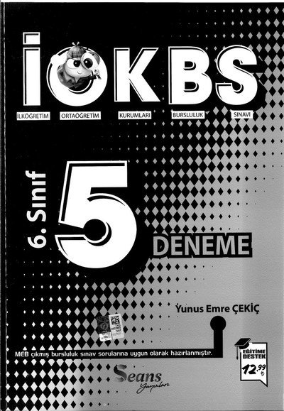 5 DENEME İOKBS Fotokopi GO - Tüm Sınavlarda Daha İleriye