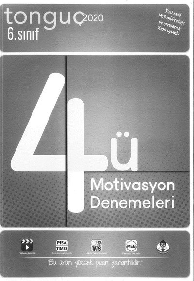 4'LÜ MOTİVASYON DENEMELERİ Fotokopi GO - Tüm Sınavlarda Daha İleriye