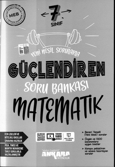GÜÇLENDİREN SORU BANKASI MATEMATİK Fotokopi GO - Tüm Sınavlarda Daha İleriye