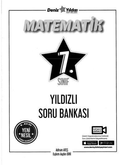 MATEMATİK YILDIZLI SORU BANKASI Fotokopi GO - Tüm Sınavlarda Daha İleriye
