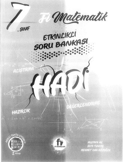 Fİ MATEMATİK ETKİNLİKLİ SORU BANKASI Fotokopi GO - Tüm Sınavlarda Daha İleriye
