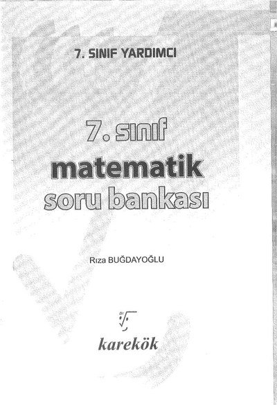 MATEMATİK SORU BANKASI Fotokopi GO - Tüm Sınavlarda Daha İleriye