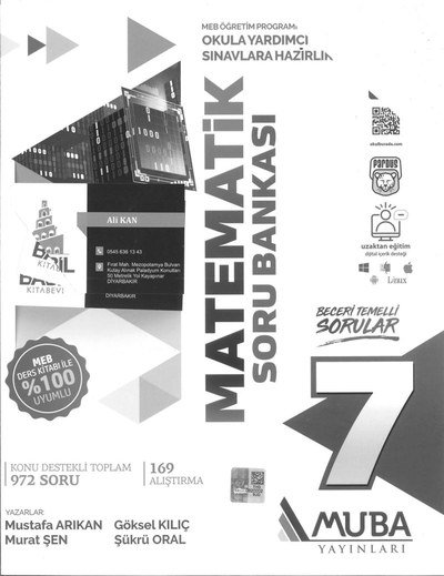 MATEMATİK SORU BANKASI Fotokopi GO - Tüm Sınavlarda Daha İleriye