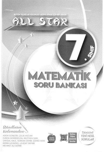 ALL STAR MATEMATİK SORU BANKASI Fotokopi GO - Tüm Sınavlarda Daha İleriye