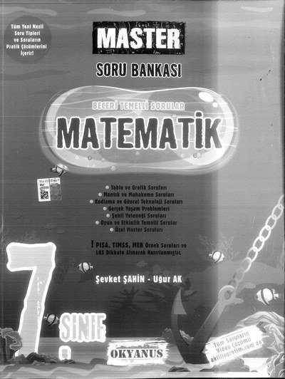 MASTER SORU BANKASI MATEMATİK Fotokopi GO - Tüm Sınavlarda Daha İleriye