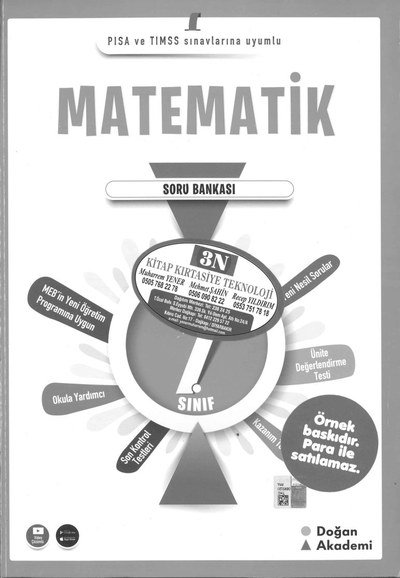 MATEMATİK SORU BANKASI Fotokopi GO - Tüm Sınavlarda Daha İleriye