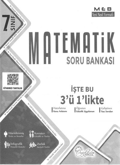 MATEMATİK SORU BANKASI İŞTE BU 3'Ü 1'LİKTE Fotokopi GO - Tüm Sınavlarda Daha İleriye