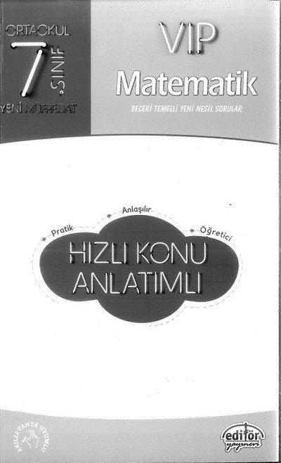 VIP MATEMATİK HIZLI KONU ANLATIMLI Fotokopi GO - Tüm Sınavlarda Daha İleriye