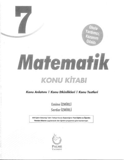 MATEMATİK KONU KİTABI Fotokopi GO - Tüm Sınavlarda Daha İleriye