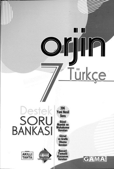ORJİN TÜRKÇE SORU BANKASI Fotokopi GO - Tüm Sınavlarda Daha İleriye