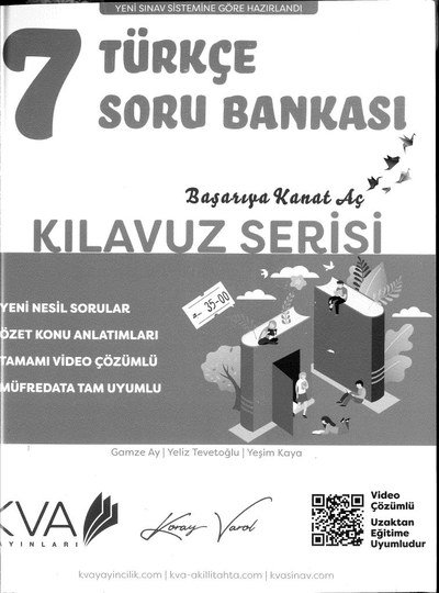 TÜRKÇE SORU BANKASI KILAVUZ SERİSİ Fotokopi GO - Tüm Sınavlarda Daha İleriye