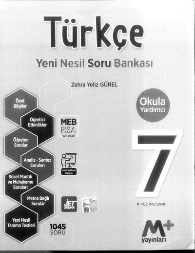 TÜRKÇE YENİ NESİL SORU BANKASI Fotokopi GO - Tüm Sınavlarda Daha İleriye