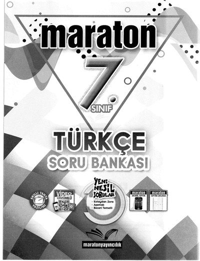 MARATON TÜRKÇE SORU BANKASI Fotokopi GO - Tüm Sınavlarda Daha İleriye
