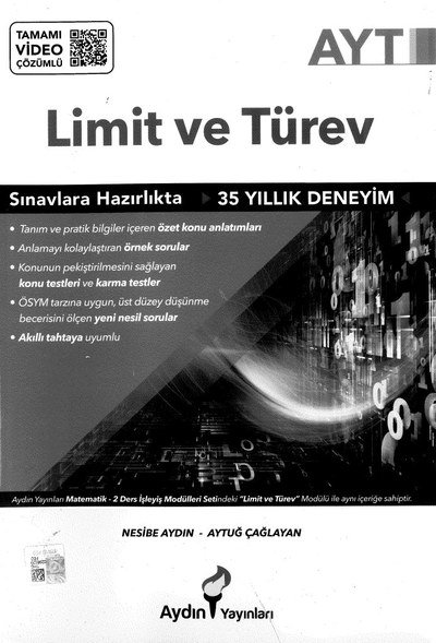 LİMİT VE TÜREV AYT Fotokopi GO - Tüm Sınavlarda Daha İleriye