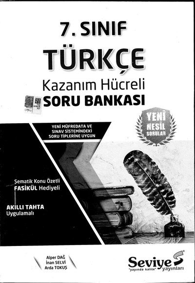TÜRKÇE KAZANIM HÜCRELİ SORU BANKASI Fotokopi GO - Tüm Sınavlarda Daha İleriye