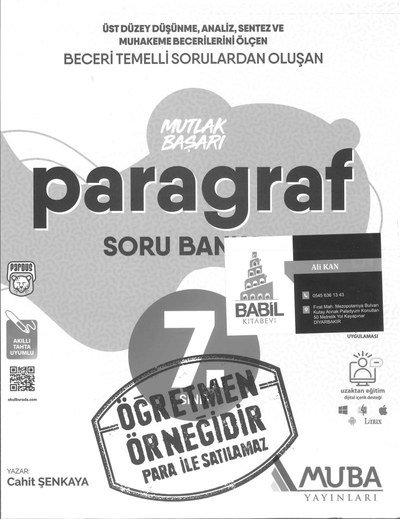 MUTLAK BAŞARI PARAGRAF SORU BANKASI Fotokopi GO - Tüm Sınavlarda Daha İleriye