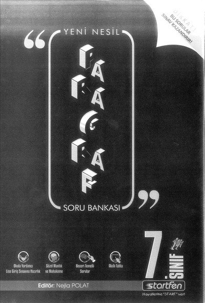 PARAGRAF SORU BANKASI Fotokopi GO - Tüm Sınavlarda Daha İleriye