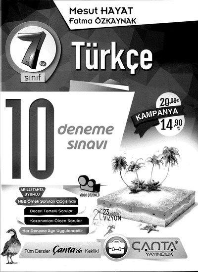 TÜRKÇE 10 DENEME Fotokopi GO - Tüm Sınavlarda Daha İleriye