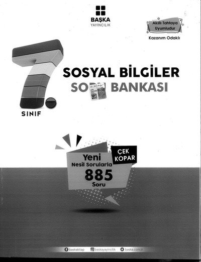 SOSYAL BİLGİLER SORU BANKASI 885 SORU Fotokopi GO - Tüm Sınavlarda Daha İleriye