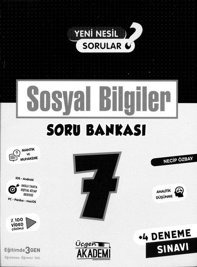 SOSYAL BİLGİLER SORU BANKASI Fotokopi GO - Tüm Sınavlarda Daha İleriye