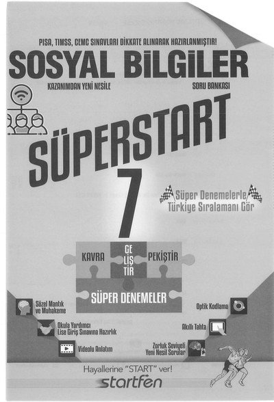 SOSYAL BİLGİLER SÜPERSTART Fotokopi GO - Tüm Sınavlarda Daha İleriye