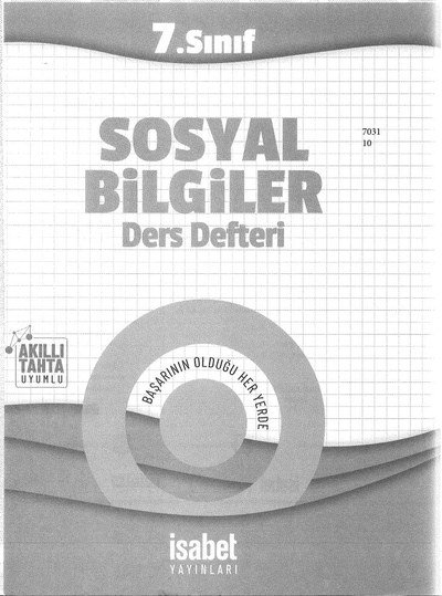 SOSYAL BİLGİLER DERS DEFTERİ Fotokopi GO - Tüm Sınavlarda Daha İleriye