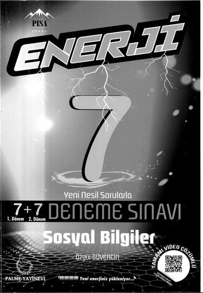 ENERJİ 7+7 DENEME SINAVI SOSYAL BİLGİLER Fotokopi GO - Tüm Sınavlarda Daha İleriye