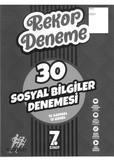 REKOR DENEME 30 SOSYAL BİLGİLER DENEMESİ Fotokopi GO - Tüm Sınavlarda Daha İleriye