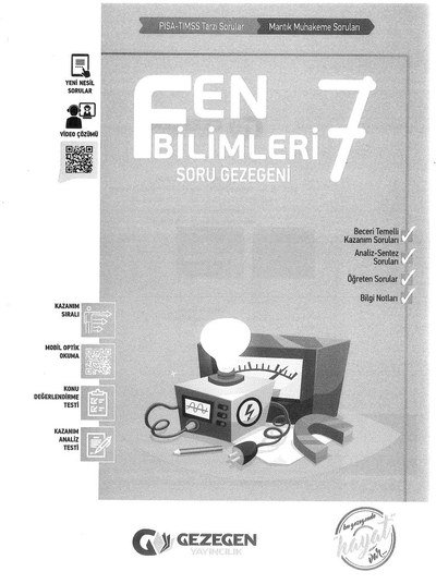 FEN BİLİMLERİ SORU GEZEGENİ Fotokopi GO - Tüm Sınavlarda Daha İleriye