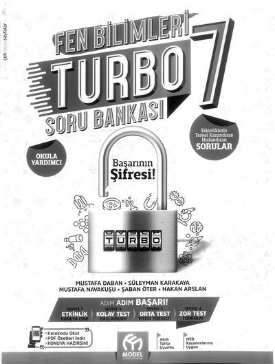 FEN BİLİMLERİ TURBO SORU BANKASI Fotokopi GO - Tüm Sınavlarda Daha İleriye