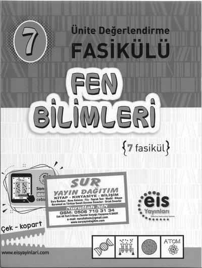 FEN BİLİMLERİ 7 FASİKÜL Fotokopi GO - Tüm Sınavlarda Daha İleriye