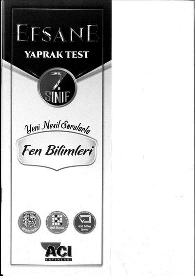 EFSANE YAPRAK TEST FEN BİLİMLERİ Fotokopi GO - Tüm Sınavlarda Daha İleriye