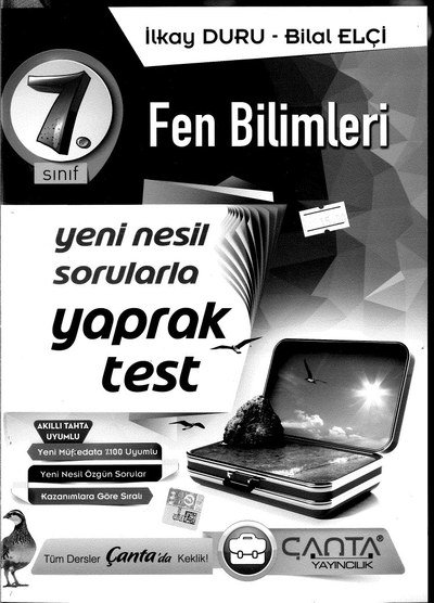 FEN BİLİMLERİ KONU TESTİ Fotokopi GO - Tüm Sınavlarda Daha İleriye