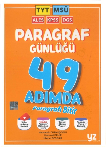 PARAGRAF GÜNLÜĞÜ 49 ADIMDA PARAGRAFI BİTİR Fotokopi GO - Tüm Sınavlarda Daha İleriye