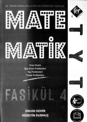 MATEMATİK FASİKÜL 4 (EL YAZISI KONU ANLATIMI VE ÖĞRETİCİSİ TESTLER) Fotokopi GO - Tüm Sınavlarda Daha İleriye
