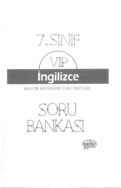 VIP İNGİLİZCE SORU BANKASI Fotokopi GO - Tüm Sınavlarda Daha İleriye