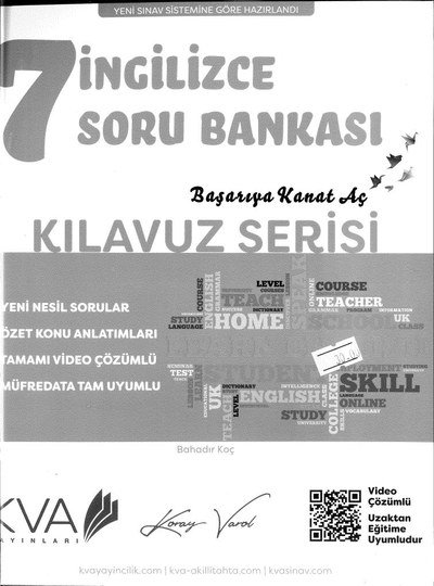 İNGİLİZCE SORU BANKASI KILAVUZ SERİSİ Fotokopi GO - Tüm Sınavlarda Daha İleriye
