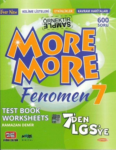 MORE MORE FENOMEN TEST BOOK WORKSHEETS Fotokopi GO - Tüm Sınavlarda Daha İleriye