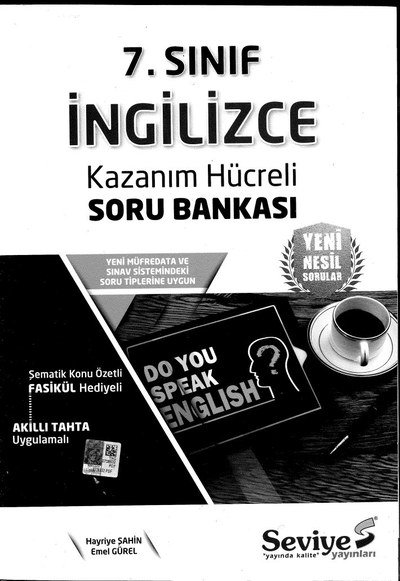 İNGİLİZCE KAZANIM HÜCRELİ SORU BANKASI Fotokopi GO - Tüm Sınavlarda Daha İleriye