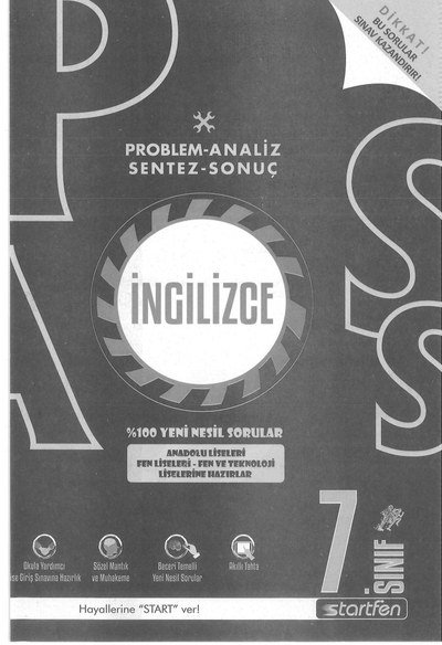 İNGİLİZCE %100 YENİ NESİL SORULAR Fotokopi GO - Tüm Sınavlarda Daha İleriye