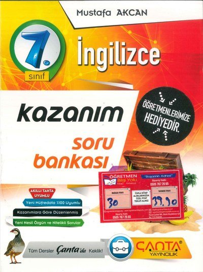 İNGİLİZCE KAZANIM SORU BANKASI Fotokopi GO - Tüm Sınavlarda Daha İleriye