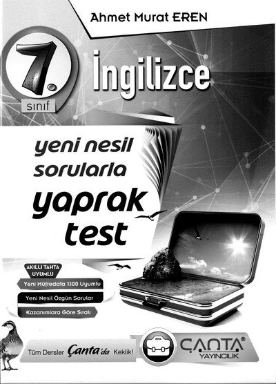 İNGİLİZCE YENİ NESİL SORULARLA YAPRAK TEST Fotokopi GO - Tüm Sınavlarda Daha İleriye