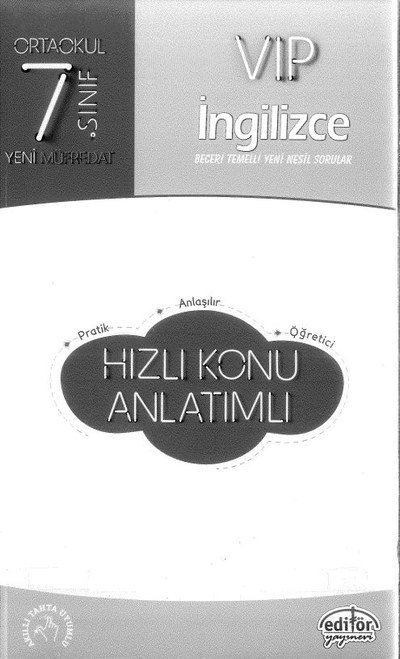 VIP İNGİLİZCE HIZLI KONU ANLATIMLI Fotokopi GO - Tüm Sınavlarda Daha İleriye