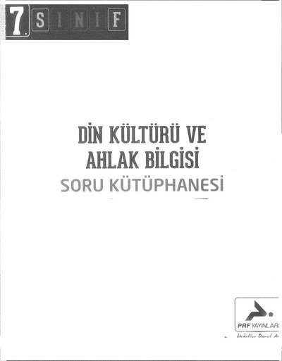 DİN KÜLTÜRÜ VE AHLAK BİLGİSİ SORU KÜTÜPHANESİ Fotokopi GO - Tüm Sınavlarda Daha İleriye